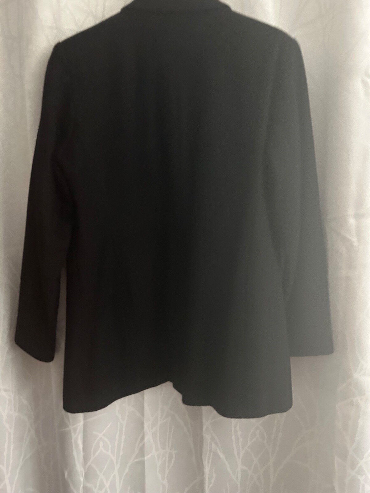 LEVINE CLASSICS Wool Black BlazerJacket Pockets s… - image 2