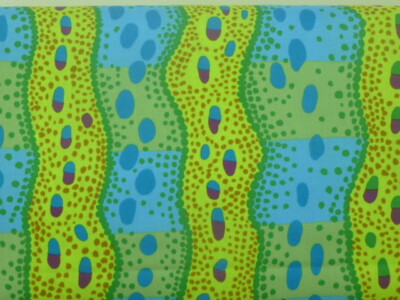 Kaffe Fassett Quilting Cotton 1/2 Meters Victoria Green PWBM046