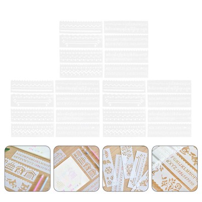  3 Sets Kind Buchstabennummer Schablone Vorlagen Für Buchstabennummern