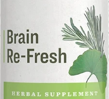 BRAIN RE-FRESH Herbal Tonic Blend Formula for Mental Clarity Thought & Focus USA
