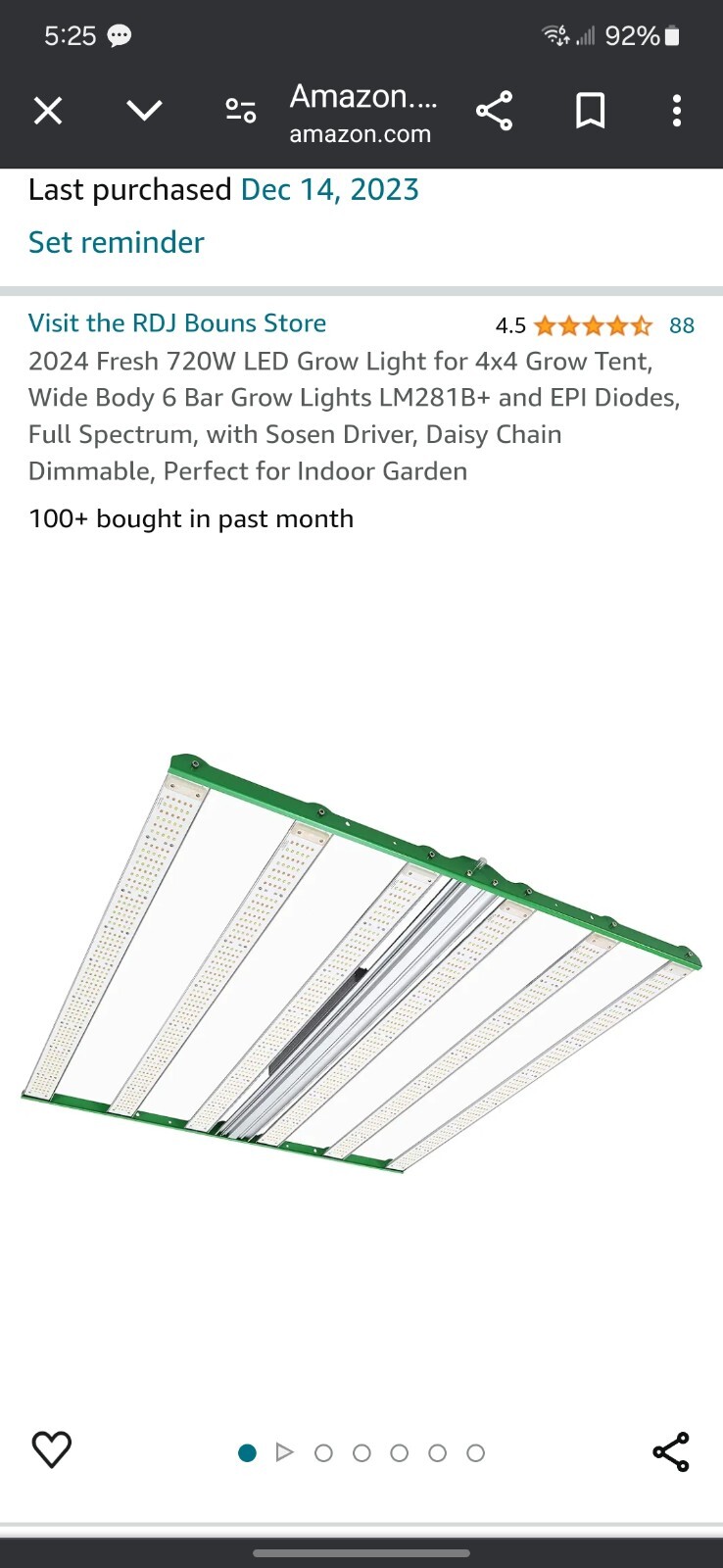 professional grade grow light