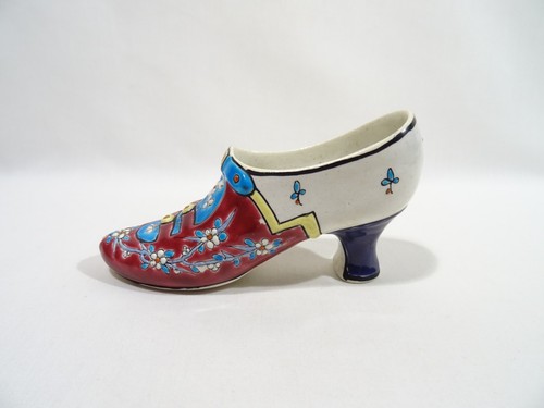 CERAMIC ENAMELED CERAMIC SHOE FEATHER SHOE SHOE - Picture 3 of 10