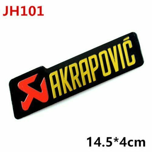 Decal Heat-resistant Motorcycle Exhaust Pipe Sticker Scorpio Yoshimura AKRAPOVIC - Picture 8 of 23