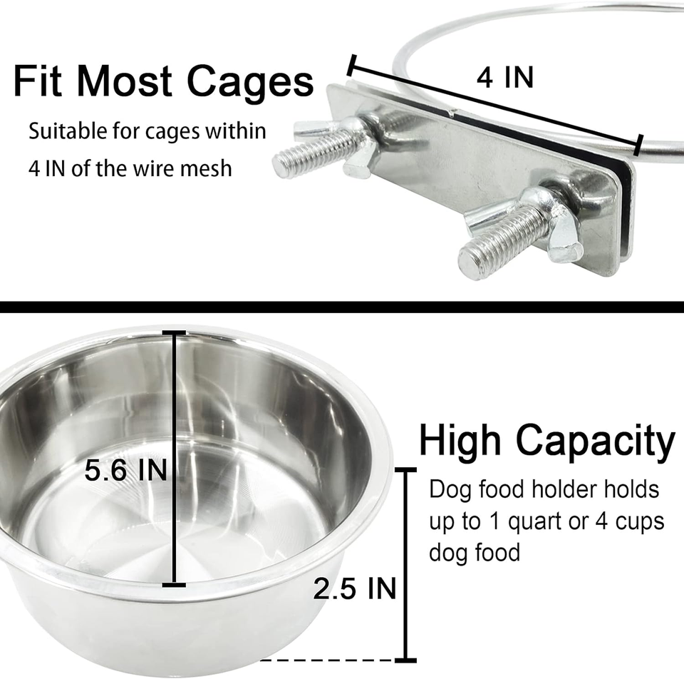 Dog Food Bowls Stainless Steel Dog Water Bowls Megaesophagus Dog Feeder