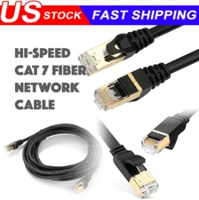 Cat 8 Ethernet RJ45 Cable Super Speed 40Gbps Patch LAN Network Gold Plated Lot