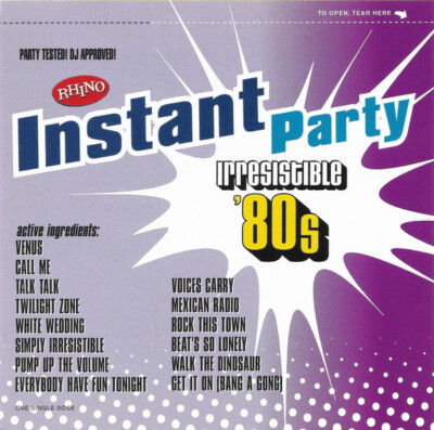 Instant Party Irresistible 80's [Audio CD, 081227673826] Various ...