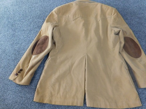 Vintage Levis western wear blazer 42 Brown Mens Corduroy elbow Pads sports coat - Picture 10 of 13