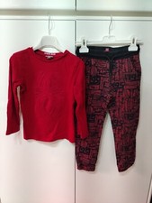 Set Completo Coordinato Maglia Pantaloni Tuta Bambino 4/5/6 Anni Spiderman