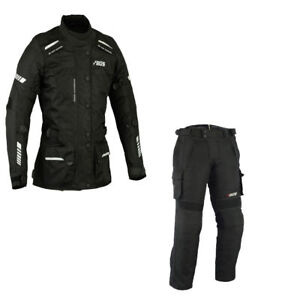 Winter Motorrad Anzug Damen Damen Motorrad Textil Kombination Schwarz Ebay