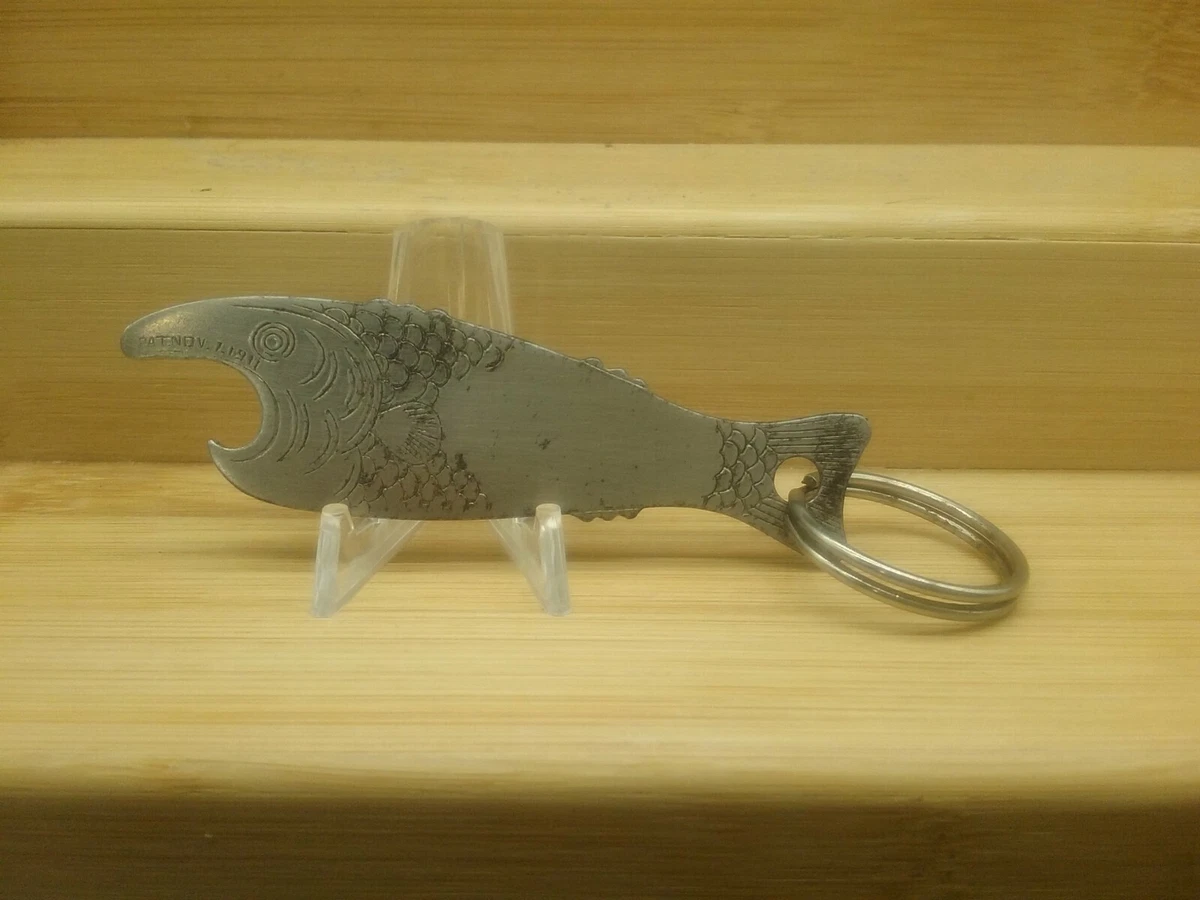 Advertising Keychain Bottle Opener 1911 Gloucester MA Wholesale Fish Dealer