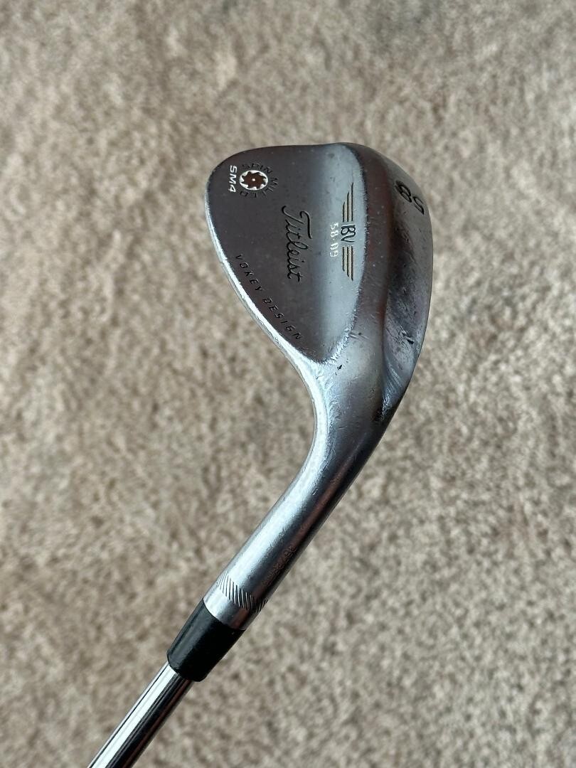 TITLEIST 58-09 VOKEY DESIGN WEDGE WITH A PROJ X 6.0 STEEL SHAFT A
