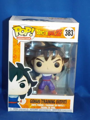 Funko POP! Animación: Figura de vinilo Dragon Ball Z Gohan (traje de entrenamiento) #383