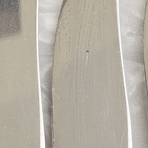 6 Oneida Ltd Rose Duet Dinner Knives 8.5" stainless flatware USA vintage - Picture 8 of 9