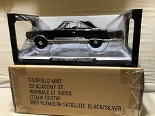 Satellite Black 1967 Hemi 426ci Plymouth 50376f 118 Highway 61 Fairfield Mint