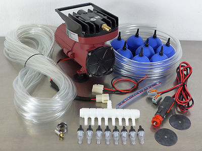 ACO-006D 12V Transportbelüfter Sauerstoffpumpe Belüfter Teichbelüfter Kompressor