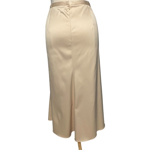 JS Collection Women Suit 2 Pc Skirt Long 5 Button Short Sleeve Jacket Ivory 24W - Picture 9 of 14