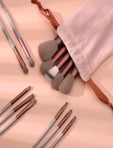 13 PCS Makeup Brushes Set Eye Shadow Foundation Women Cosmetic Brush Eyeshadow - Picture 3 of 12