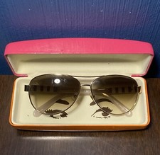 KATE SPADE Hello Sunshine Sunglasses - Womens Striped Glasses w/ Original Case