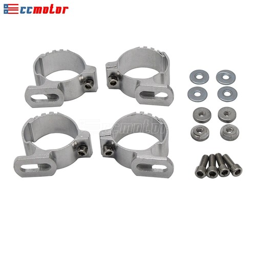 Headlight Fairing Windshield 35-45mm Fork Clamps For Harley Dyna Softail Touring - Picture 7 of 9