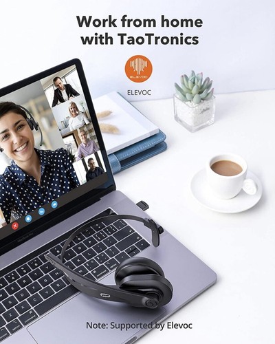 taotronics bluetooth headset w/ microphone - Picture 5 of 6