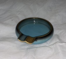 Vintage Carlton Ware 'Bleu Royale' Circular Ashtray  Blue Good Rimmed Cigarette