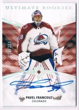 2020-21 ULTIMATE COLLECTION ROOKIES AUTO PAVEL FRANCOUZ 218/299 COLORADO