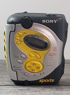 ポータブルプレーヤー SONY sports FM/AM WALKMAN / WM-FS1 Sony WM-FS1 ▷ Walkman.land