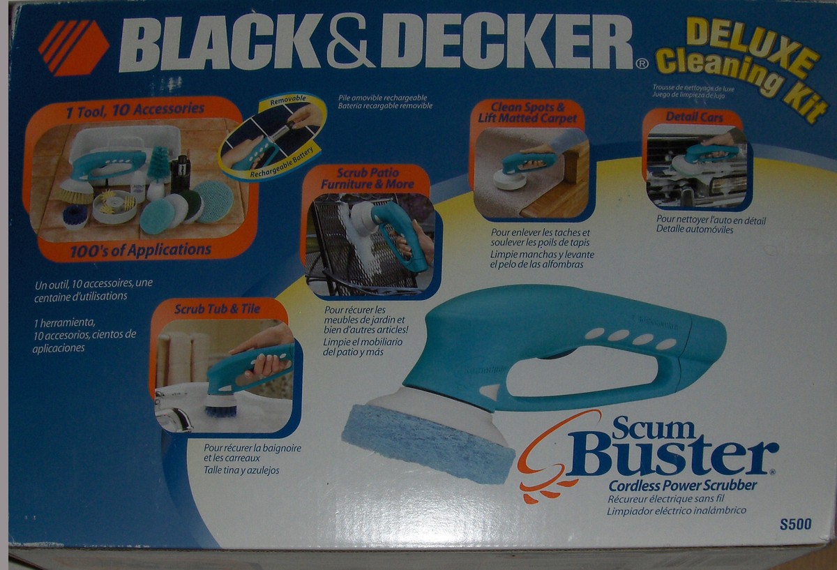 Black & Decker Scum Buster Deluxe Cleaning Kit Cordless Power
