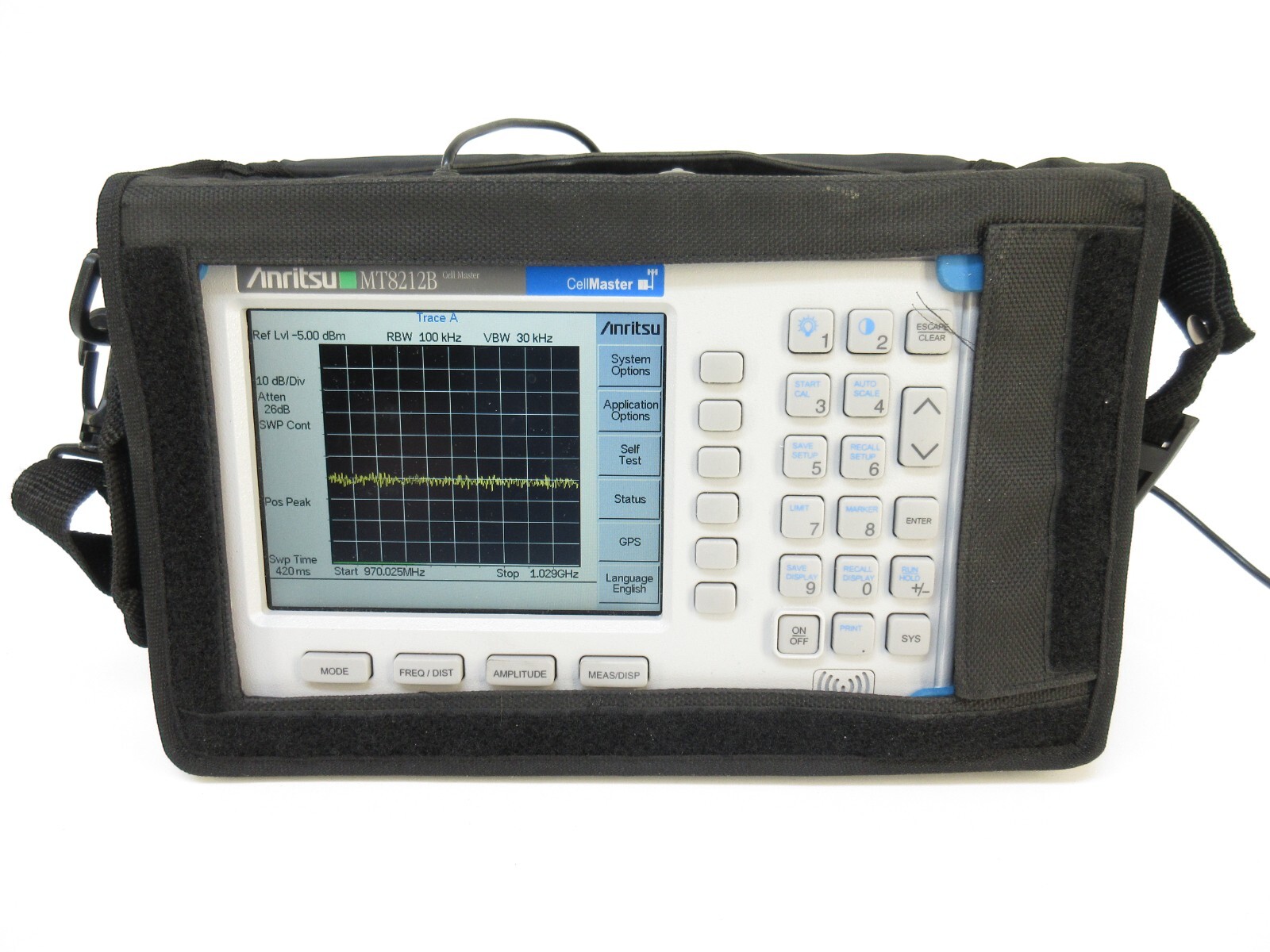 Anritsu MT8212B Cell Master Base Station Analyzer 21/25/27/28/31/33/34/42/43/62