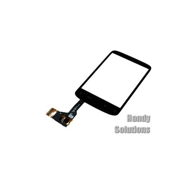 Original HTC Wildfire Touchscreen Display LCD Glas Front Cover Scheibe Chip blac