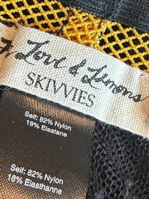 For Love & Lemons Skivvies Long-Length Lace Shorts High-Waist Black Size XS