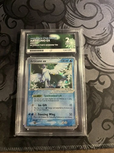 Ace 2 Articuno Ex 032 Ex Collectors Window Tin Promo
