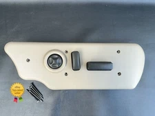 03-06 Silverado Yukon Passenger Seat Control Switch Bezel 88941679 Neutral Tan