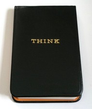 Vintage New Old Stock 60s Big Blue IBM Leathe...