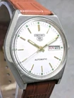 Vintage Seiko 5 automatic Day Date Movement No.6309A Japan made men's watch.