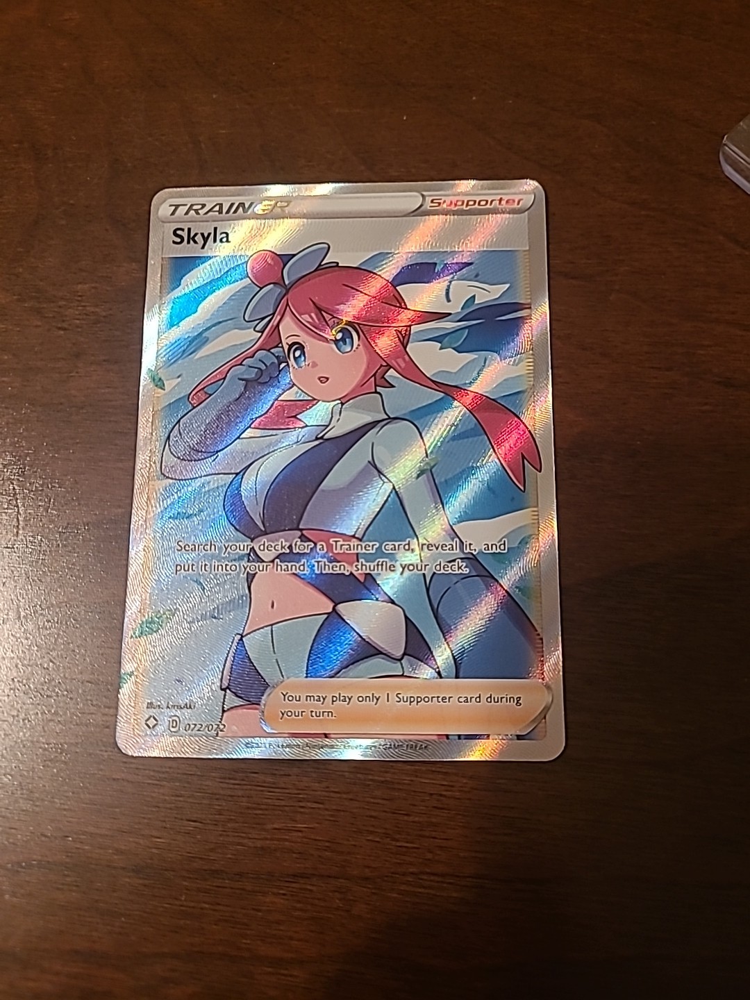 Skyla (Full Art) 072/072 Shining Fates Holo NM PK000563