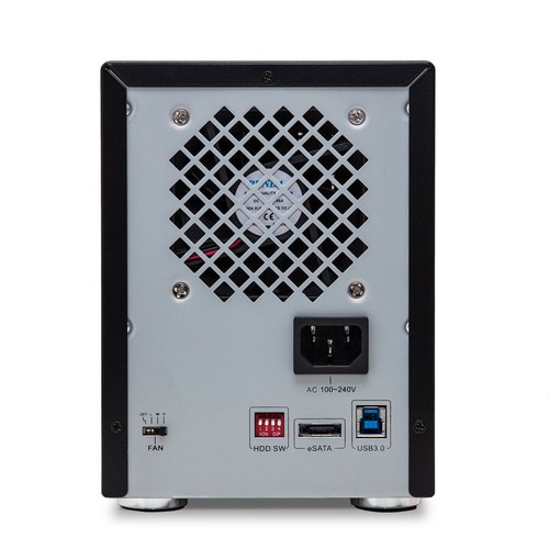 Open Box - 4 Bay SATA III HDD Non-RAID Enclosure - Black, 3.5” - Afbeelding 4 van 6
