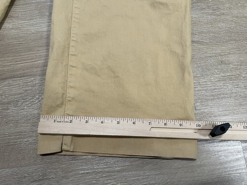 Madewell Pants Womens Sz 32 Khaki Wide Leg High Rise Cropped Canvas Stretch - Picture 8 of 8