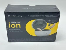 Audien Hearing ION Wireless Rechargeable OTC Hearing Aid, SEALED