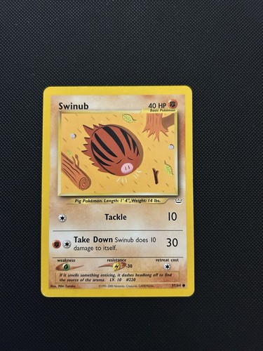 Swinub 57/64 | Neo Revelation | Non Holo Pokemon Card LP - Picture 1 of 2