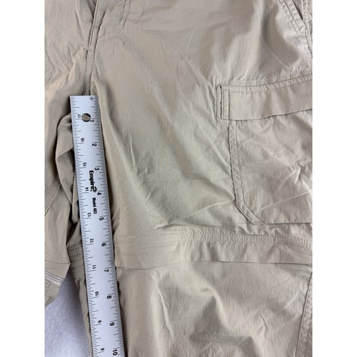 Rei Co Op Damen 12 Petite Cargo Convertible Zip Off Wanderhose Khaki - Bild 7 von 9