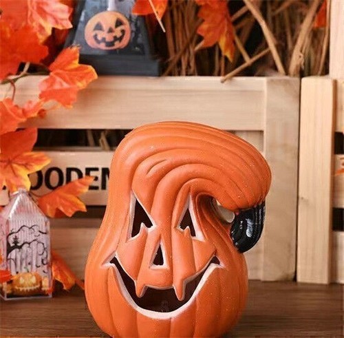 Harvest Pumpkin Hollow Out Jack-o-lantern Plastic Halloween Decorations Gifts UK - Bild 7 von 8