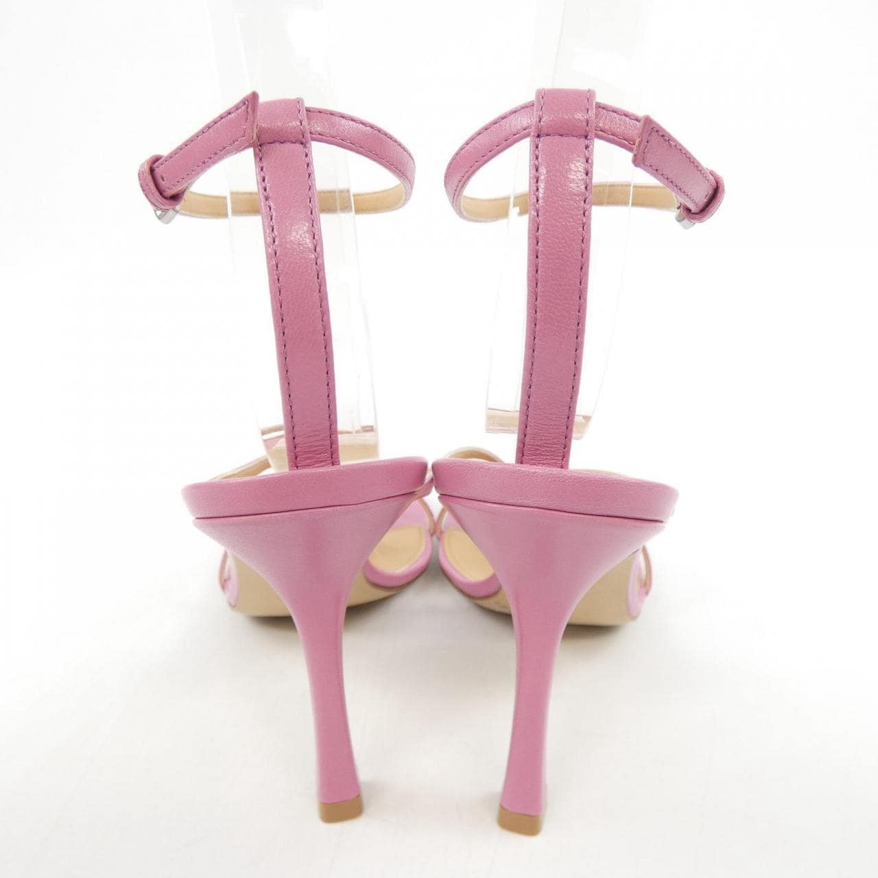 BOTTEGA VENETA Sandals Women's Size 37.5 Pink Leather thumbnail 5