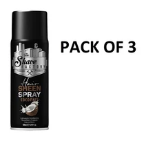 The Shave Factory Hair Sheen Spray Coconut PACK OF 3