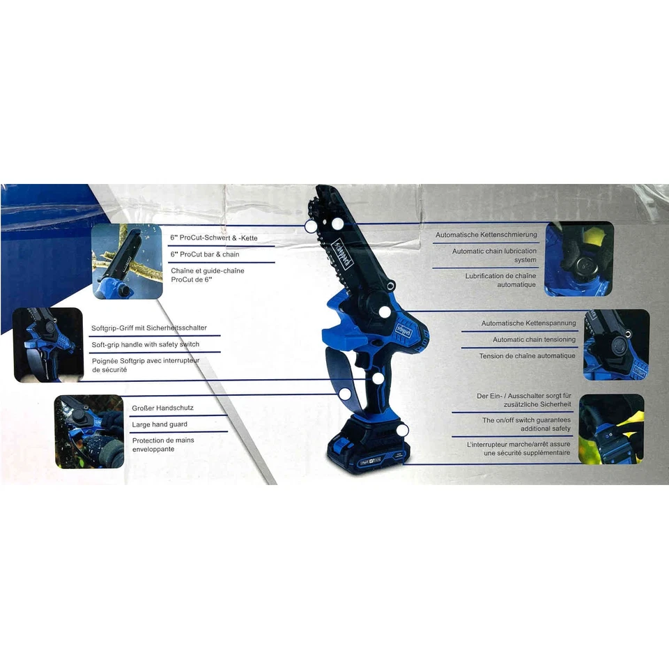 Scheppach Akku Gehölzschneider Astschneider BC-PS150-X inkl. Akku & Ladegerät - Bild 3 von 4