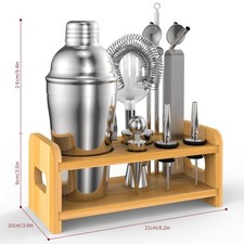 Vinsani 15-Piece Mixer Drink Bartender Beer Kit - Cocktail Making Set 1010052