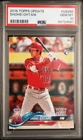 2018 TOPPS UPDATE #US285 SHOHEI OHTANI PSA 10