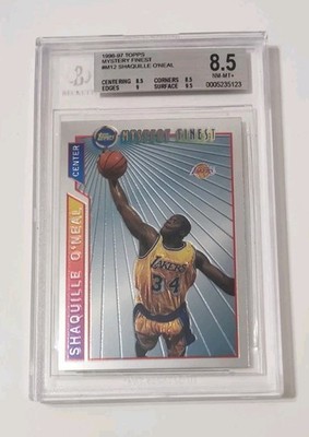 1996-97 Shaquille O`Neal #M12 Mystery Finest BGS 8.5 wie PSA 