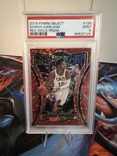 Darius Garland 2019 Select Red Disco Prizm /49 Rookie Color Match, PSA 9 🏀🔥🔴