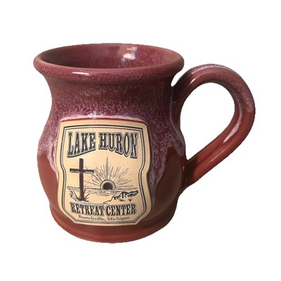 Deneen Pottery Mug LAKE HURON RETREAT CENTER 2010 Hand Thrown Burtchville MI